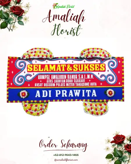 Papan Bunga Ucapan Selamat Cilewo